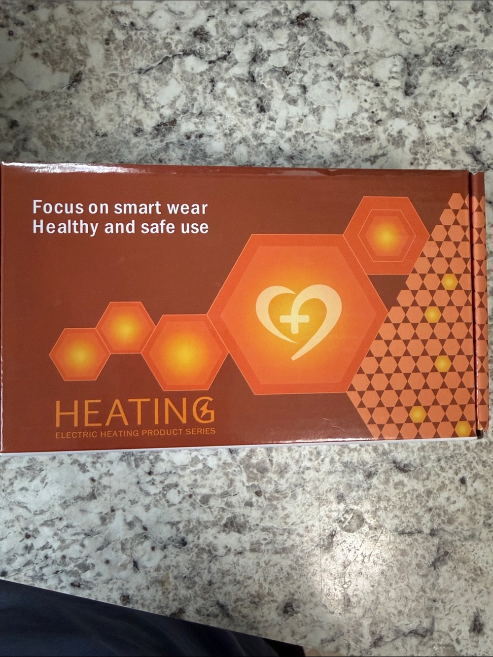 Heating Electric Wearable Pad - Orange